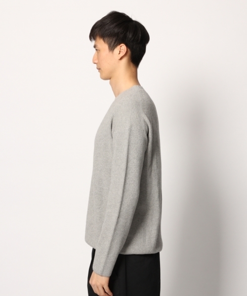 GLOBAL WORK（グローバルワーク）の「カシミアコンニットアゼクルー/779645（ニット/セーター・メンズ・ベージュ/ミント/ネイビー/グレー・LARGE/MEDIUM/SMALL/X-LARGE）」の9枚目の写真