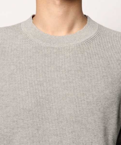 GLOBAL WORK（グローバルワーク）の「カシミアコンニットアゼクルー/779645（ニット/セーター・メンズ・ベージュ/ミント/ネイビー/グレー・LARGE/MEDIUM/SMALL/X-LARGE）」の11枚目の写真