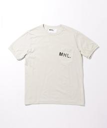 MHL. | ＜MHL.＞ 1POCKET LOGO TEE/Tシャツ о(Tシャツ/カットソー)