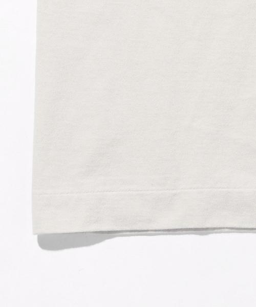 MHL.（エムエイチエル）の「＜MHL.＞ 1POCKET LOGO TEE/Tシャツ о（Tシャツ/カットソー・メンズ・ホワイト/ベージュ/ダークグレー・LARGE/SMALL/X-LARGE/MEDIUM）」の6枚目の写真