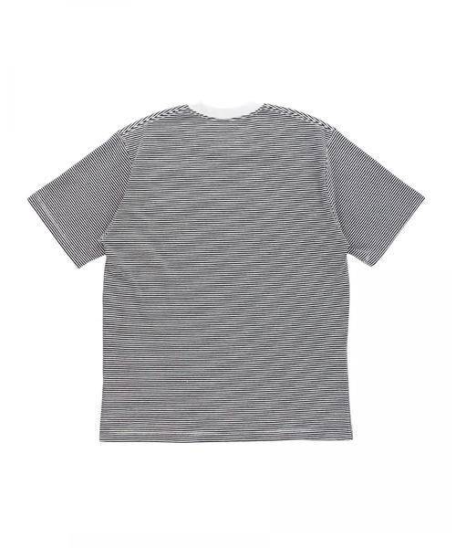 DANTON(ダントン)の「<DANTON(ダントン)> BORDER LOGO TEE/Tシャツ(Tシャツ/カットソー・メンズ・ライトグレー/ロイヤルブルー/ネイビー・40/38)」の17枚目の写真