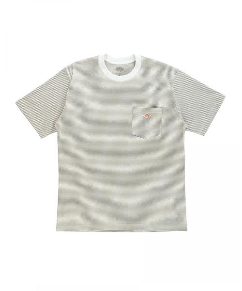 DANTON(ダントン)の「<DANTON(ダントン)> BORDER LOGO TEE/Tシャツ(Tシャツ/カットソー・メンズ・ライトグレー/ロイヤルブルー/ネイビー・40/38)」の15枚目の写真