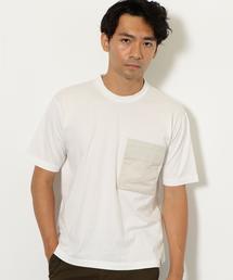 green label relaxing | CM ポケットコンビ クルーネック Tシャツ 半袖(Tシャツ/カットソー)