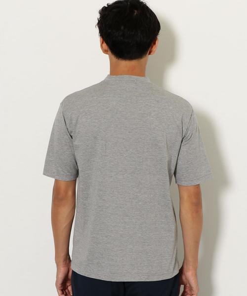 green label relaxing（グリーンレーベルリラクシング）の「CM ポケットコンビ クルーネック Tシャツ 半袖（Tシャツ/カットソー・メンズ・ホワイト/グレー/ネイビー・MEDIUM/SMALL/LARGE）」の14枚目の写真