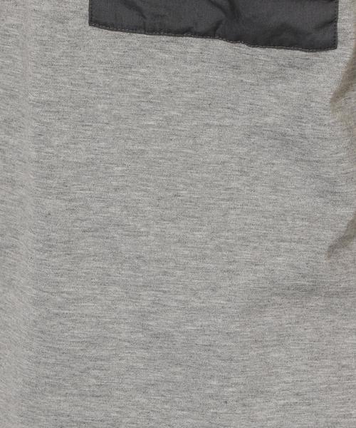 green label relaxing（グリーンレーベルリラクシング）の「CM ポケットコンビ クルーネック Tシャツ 半袖（Tシャツ/カットソー・メンズ・ホワイト/グレー/ネイビー・MEDIUM/SMALL/LARGE）」の5枚目の写真