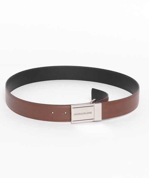 Calvin Klein(カルバン・クライン)の「ピン バックル ベルト(ベルト・メンズ・ホワイト/ブラック・85cm/95cm/90cm)」の2枚目の写真