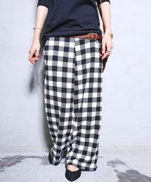 antiqua | 【ZOZO限定】チェック柄サルエルパンツ(その他パンツ)
