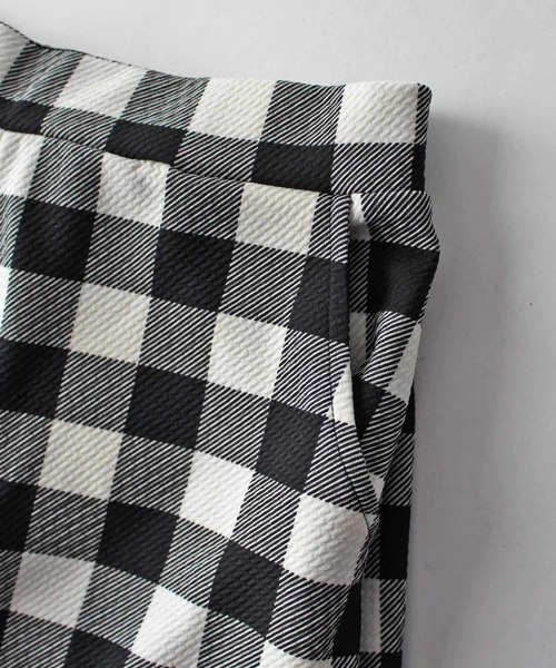 antiqua（アンティカ）の「【ZOZO限定】チェック柄サルエルパンツ（その他パンツ・レディース・ブラック・FREE）」の9枚目の写真