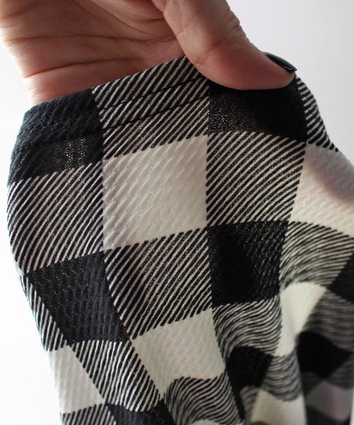 antiqua（アンティカ）の「【ZOZO限定】チェック柄サルエルパンツ（その他パンツ・レディース・ブラック・FREE）」の10枚目の写真