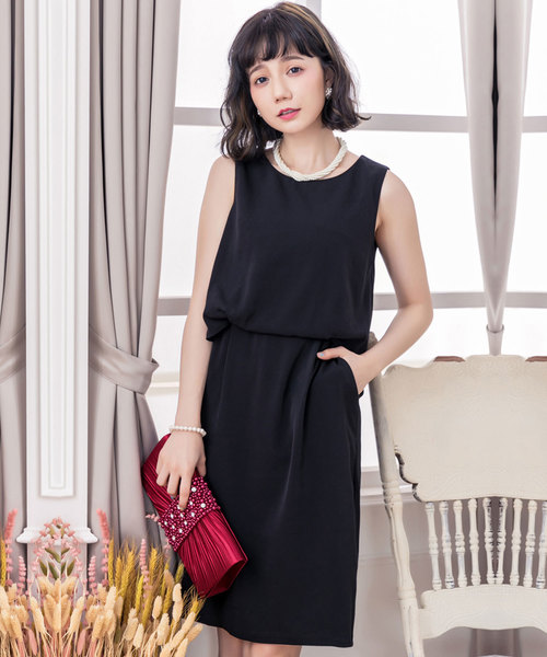 DRESS STAR(ドレス スター)の「バックスリットレースノースリーブワンピースパーティードレス(ドレス・レディース・グレー/ネイビー/ブラック・XXL/XL/L/M/S)」の13枚目の写真