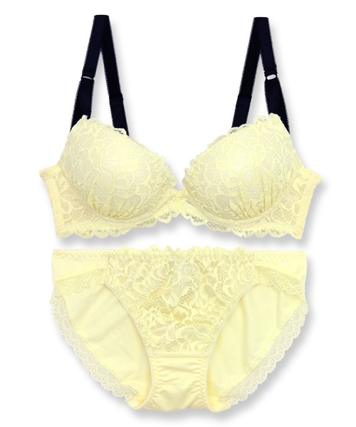 fran de lingerie(フランデランジェリー)の「ブラ&ショーツセット レース まんまる美胸 盛胸バストメイク franのレーシークィーン(ブラ&ショーツ・レディース・ブラック/ブルーグリーン/ワイン/ホワイト/ローズ/ネイビー/サックスブルー/ミント/レッド/ブルー/オレンジ/クリアブラック/グレー/ターコイズブルー/ラベンダー/レッド系その他/イエロー/ブルーパープル/ライトピンク/オレンジ系その他6/グリーン/ベージュ/カーキ/チャコールグレー/ボルドー/パープル/ピンク/バイオレット/ワインレッド/ブルー系その他3/ブルー系その他4/パープル系その他2/レッド系その他2・B65/B70/C70/D70/B75/C65/C75/D65/D75/E65/E70/E75/F65/F70/F75/G65/G70/G75/E80/G80/F80/D80/A65/A70/A75)」の22枚目の写真