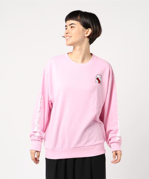 WC（ダブル シー）の「WC/イチゴミルクスウェット（スウェット・レディース・ブラック/ライトピンク/ホワイト・FREE）」の8枚目の写真