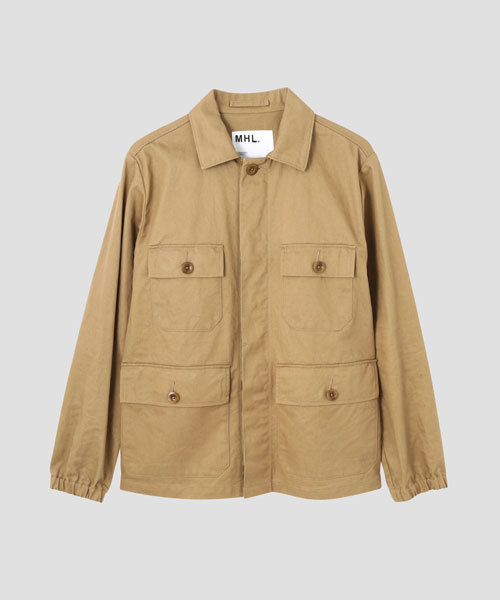 MHL. JAPANESE COTTON LINEN DRILL ブルゾン S MHL.（エムエイチエル）の「JAPANESE COTTON LINEN DRILL