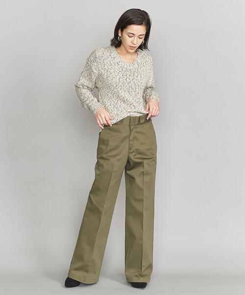 BEAUTY&YOUTH UNITED ARROWS（ビューティーアンドユースユナイテッドアローズ）の「BY コットンカラーミックスラメショートニットプルオーバー о（ニット/セーター・レディース・オフホワイト/オレンジ・FREE）」の10枚目の写真