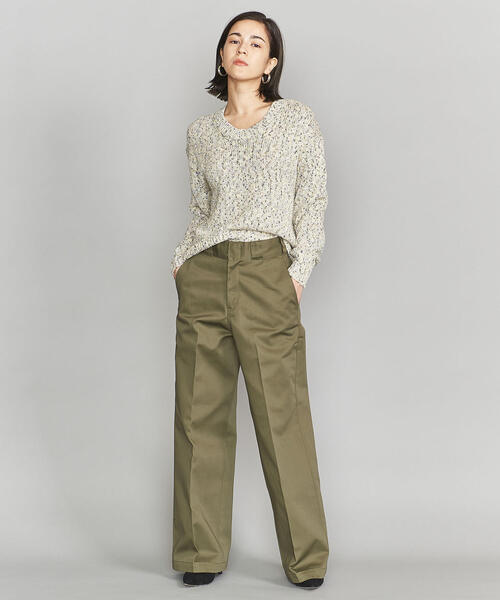 BEAUTY&YOUTH UNITED ARROWS（ビューティーアンドユースユナイテッドアローズ）の「BY コットンカラーミックスラメショートニットプルオーバー о（ニット/セーター・レディース・オフホワイト/オレンジ・FREE）」の15枚目の写真