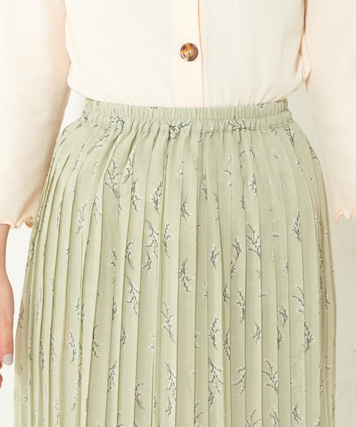 natural couture(ナチュラルクチュール)の「柄アソートロングプリーツスカート(スカート・レディース・ホワイト系その他/ブラック系その他/グリーン系その他/オレンジ系その他/ドット・FREE)」の15枚目の写真