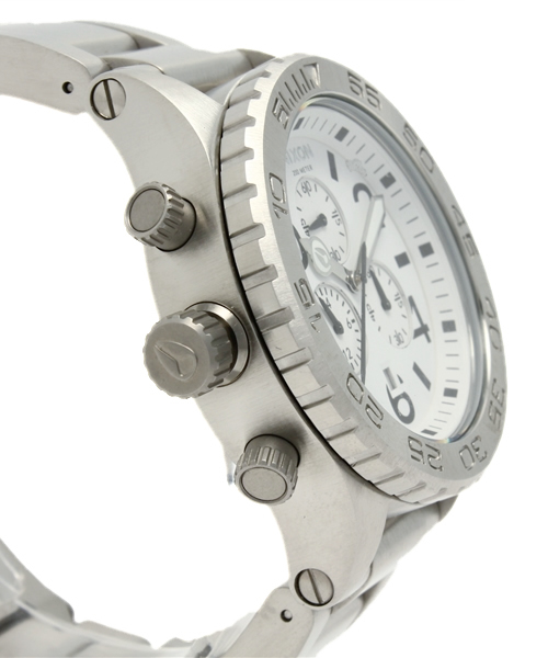 NIXON(ニクソン)の「THE 42-20 CHRONO(アナログ腕時計・レディース・ブラック/ホワイト/コーラル/シルバー系その他・FREE)」の9枚目の写真