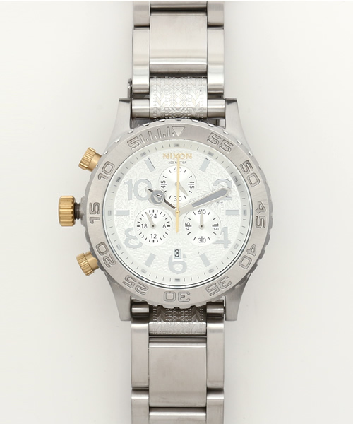 NIXON(ニクソン)の「THE 42-20 CHRONO(アナログ腕時計・レディース・ブラック/ホワイト/コーラル/シルバー系その他・FREE)」の13枚目の写真