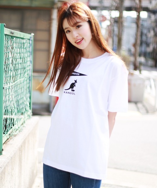 KANGOL(カンゴール)の「【KANGOL】 別注 半袖プリントTシャツ(Tシャツ/カットソー)」|ホワイト系その他2