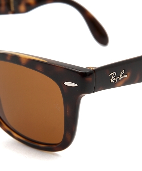 Ray BEAMS（レイビームス）の「Ray-Ban / "WAYFARER" サングラス（サングラス・レディース・ブラック/ブラウン・ONE SIZE）」の17枚目の写真