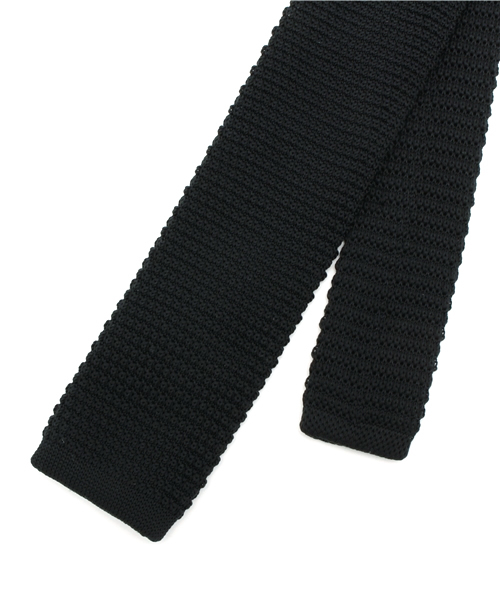 WEGO（ウィゴー）の「WEGO/ソリッドニットネクタイ（ネクタイ・メンズ・ブラック/ネイビー/ワイン・FREE）」の5枚目の写真