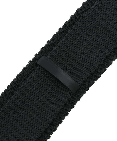 WEGO（ウィゴー）の「WEGO/ソリッドニットネクタイ（ネクタイ・メンズ・ブラック/ネイビー/ワイン・FREE）」の6枚目の写真