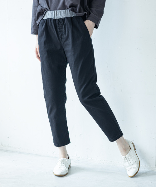 PUAL CE CIN(ピュアルセシン)の「ストレッチパギンス(その他パンツ・レディース・ナチュラル/カーキ/ベージュ/ブラック/ライトベージュ・FREE)」の1枚目の写真
