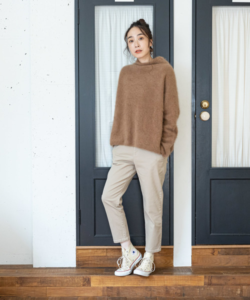 PUAL CE CIN(ピュアルセシン)の「ストレッチパギンス(その他パンツ・レディース・ナチュラル/カーキ/ベージュ/ブラック/ライトベージュ・FREE)」の12枚目の写真