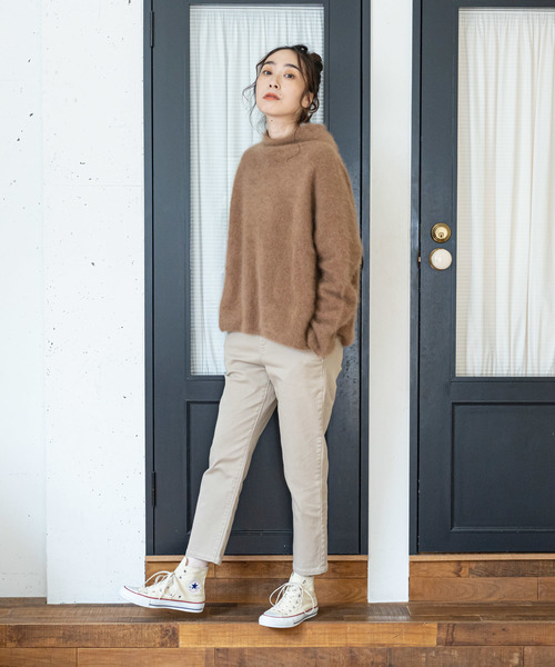 PUAL CE CIN(ピュアルセシン)の「ストレッチパギンス(その他パンツ・レディース・ナチュラル/カーキ/ベージュ/ブラック/ライトベージュ・FREE)」の13枚目の写真