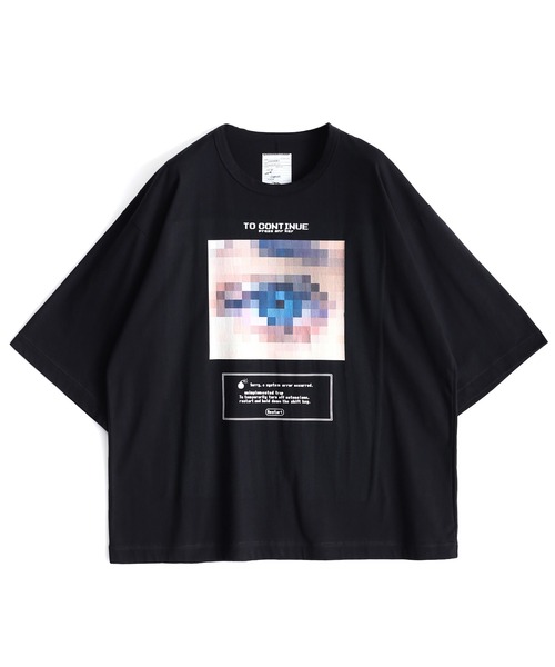 SHAREEF（シャリーフ）の「"DOT EYE" S/S BIG-T（Tシャツ/カットソー・メンズ・ライトグレー/ブラック/レッド/ターコイズブルー/ホワイト・1/2/3）」の13枚目の写真