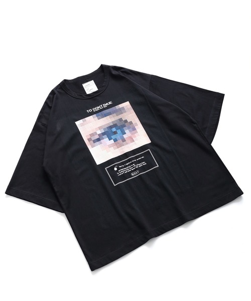 SHAREEF（シャリーフ）の「"DOT EYE" S/S BIG-T（Tシャツ/カットソー・メンズ・ライトグレー/ブラック/レッド/ターコイズブルー/ホワイト・1/2/3）」の12枚目の写真