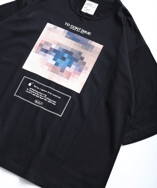 SHAREEF（シャリーフ）の「"DOT EYE" S/S BIG-T（Tシャツ/カットソー・メンズ・ライトグレー/ブラック/レッド/ターコイズブルー/ホワイト・1/2/3）」の9枚目の写真