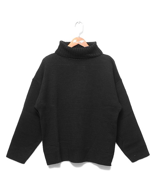 MinoriTY（マイノリティ）の「オフタートルビッグニット（ニット/セーター・メンズ・ホワイト/ブラック/ベージュ・LL/M/L）」の8枚目の写真