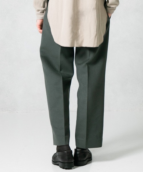 UNITED TOKYO（ユナイテッドトウキョウ）の「ビーバーワイドパンツ（スラックス・メンズ・ネイビー/カーキ・1/2/3）」の5枚目の写真