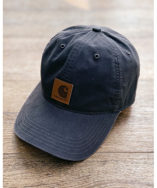 Carhartt(カーハート)の「Carhartt(カーハート) / ODESSA ウォッシュド コットン ツイル キャップ CAP(キャップ・メンズ・ブラック/ブラウン/カーキブラウン/グレー/カーキ/ダークブラウン・FREE)」の2枚目の写真