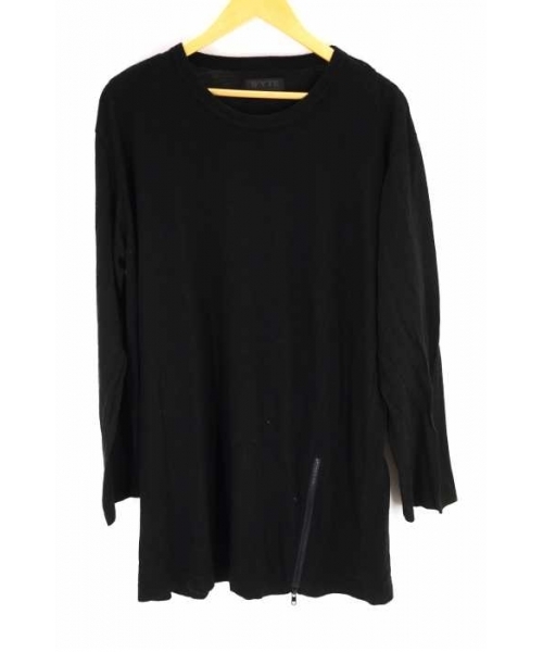 ブランド古着】ウール混ジップフライ クルーネックTシャツ（Tシャツ 