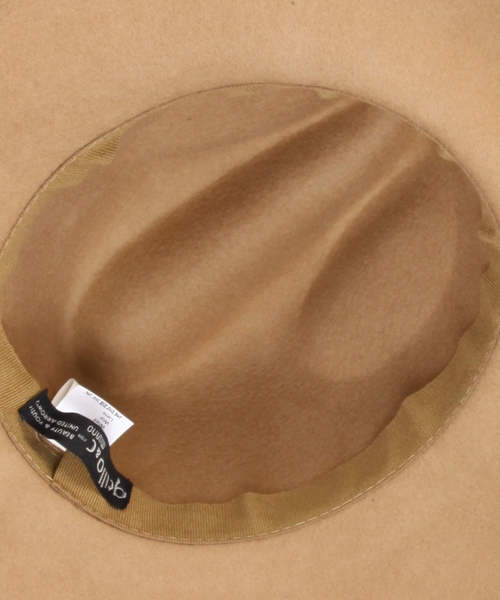 BEAUTY&YOUTH UNITED ARROWS（ビューティーアンドユースユナイテッドアローズ）の「＜GRILLO for BY＞ FELT HAT1/ハット（ハット・メンズ・ブラック/ベージュ・ONE）」の7枚目の写真