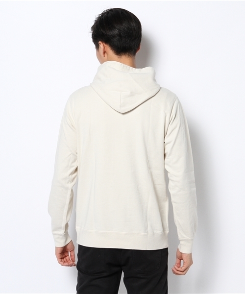 WEGO（ウィゴー）の「WEGO/シリコン加工プリントパーカー（パーカー・メンズ・オフホワイト/サックスブルー・LARGE/MEDIUM）」の5枚目の写真