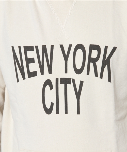 WEGO（ウィゴー）の「WEGO/シリコン加工プリントパーカー（パーカー・メンズ・オフホワイト/サックスブルー・LARGE/MEDIUM）」の8枚目の写真