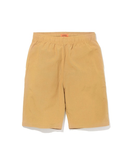 UNIVERSAL OVERALL(ユニバーサルオーバーオール)の「UNIVERSAL OVERALL × JACK & MARIE 【別注】LINEN MIX CHEF SHORTS (ユニバーサルオーバーオール ジャックアンドマリー リネンMIXシェフショーツ)(2colors)(ショーツ サンドベージュ オリーブドラブ)(その他パンツ・メンズ・サンドベージュ/オリーブドラブ・S/M/L)」の6枚目の写真