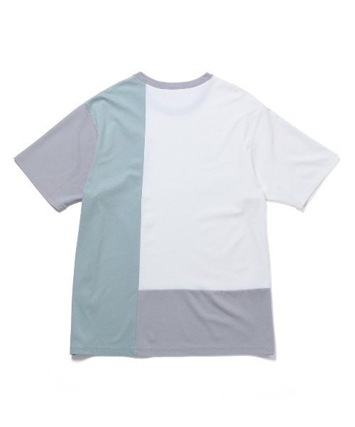JUNRED（ジュンレッド）の「バックメッシュポンチブロック切替Tシャツ（Tシャツ/カットソー・メンズ・ベージュ/ブルー系その他4・S/M/L）」の18枚目の写真