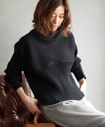 ROPE' PICNIC | 【リンクコーデ】【静電気防止】リブ切替プルオーバー(ニット/セーター)