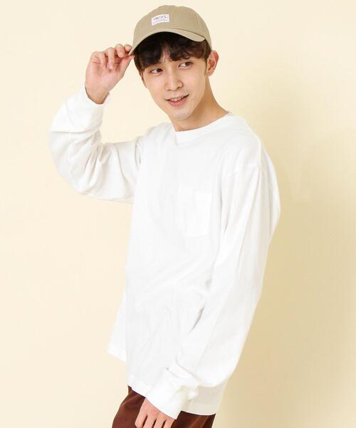 coen(コーエン)の「USAコットンロングスリーブTシャツ(一部WEB限定カラー)#(Tシャツ/カットソー・メンズ・ダークグレー/ホワイト/ベージュ/ブラック/ライトピンク/ターコイズブルー・X-LARGE/LARGE/MEDIUM/SMALL)」の22枚目の写真