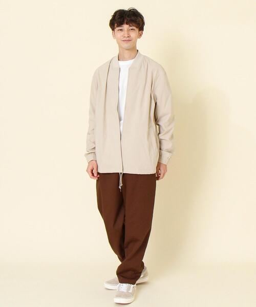 coen(コーエン)の「USAコットンロングスリーブTシャツ(一部WEB限定カラー)#(Tシャツ/カットソー・メンズ・ダークグレー/ホワイト/ベージュ/ブラック/ライトピンク/ターコイズブルー・X-LARGE/LARGE/MEDIUM/SMALL)」の15枚目の写真