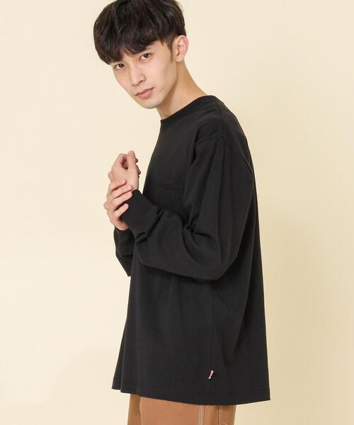 coen(コーエン)の「USAコットンロングスリーブTシャツ(一部WEB限定カラー)#(Tシャツ/カットソー・メンズ・ダークグレー/ホワイト/ベージュ/ブラック/ライトピンク/ターコイズブルー・X-LARGE/LARGE/MEDIUM/SMALL)」の18枚目の写真