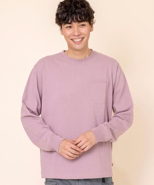 coen(コーエン)の「USAコットンロングスリーブTシャツ(一部WEB限定カラー)#(Tシャツ/カットソー・メンズ・ダークグレー/ホワイト/ベージュ/ブラック/ライトピンク/ターコイズブルー・X-LARGE/LARGE/MEDIUM/SMALL)」の7枚目の写真