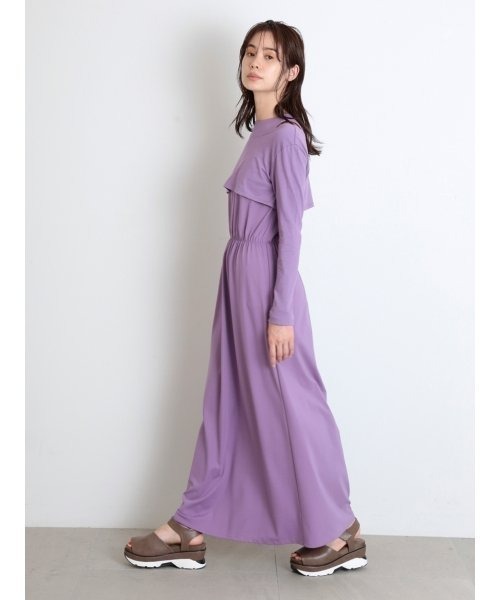 SNIDEL（スナイデル）の「ロンTセットアメスリカットワンピース