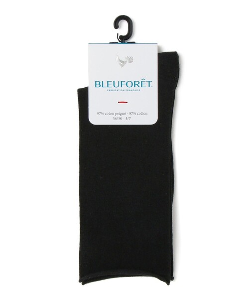 SHIPS（シップス）の「BLEUFORET:コットンソックス（ソックス/靴下・レディース・ライトホワイト/グレー/ブラック/ダークグレー・ONE SIZE）」の2枚目の写真