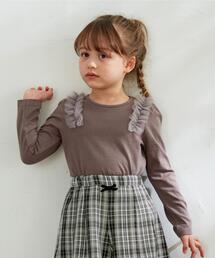any Fam（エニィファム）の「【90-130cm】チュールフリル 長袖Tシャツ（Tシャツ/カットソー・キッズ）」