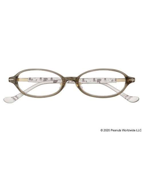 PEANUTS(ピーナッツ)の「オーバル型めがね|Zoff PEANUTS COLLECTION(メガネ・レディース・グレー/ピンク/ブラウン・FREE)」の5枚目の写真